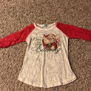Christmas kids shirt size 8-10